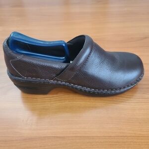 B.O.C Born Concept Shoes Womens  Slip On Clog Leather Round Toe‎ Casual Sz 9.5
